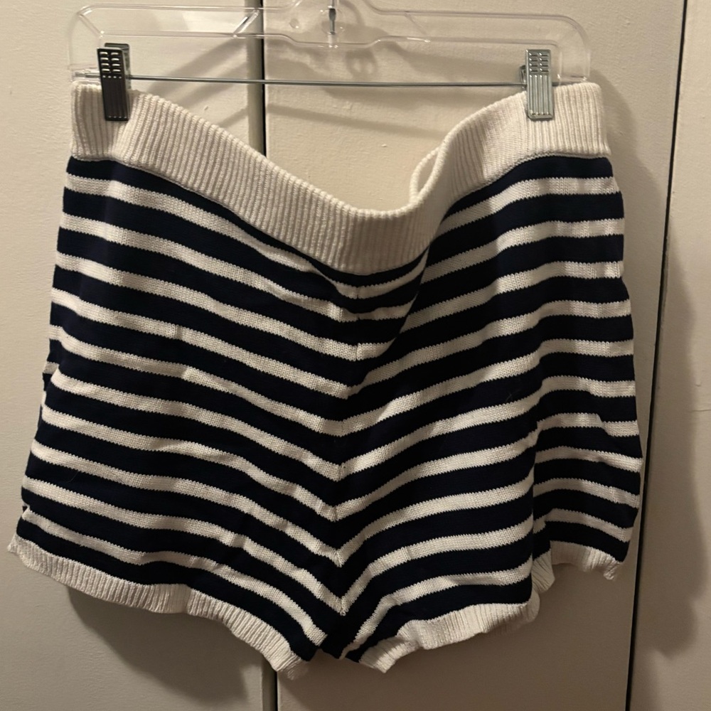 NWOT Aerie striped high-rise sweater shorts